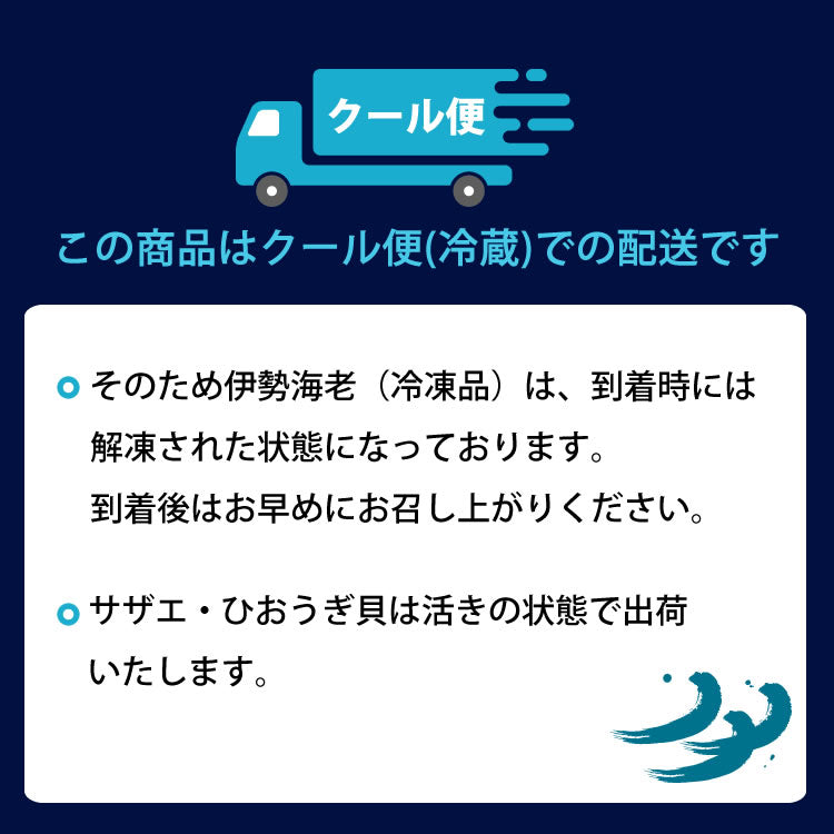 ＜おうちで＞海鮮グルメセット3種22品（4～5人前）ひおうぎ貝 さざえ 伊勢海老 三重県 伊勢志摩産 産地直送 活ひおうぎ貝 活さざえ 冷凍伊勢海老　伊勢志摩直送  おうちパーティー用 お中元 ギフト